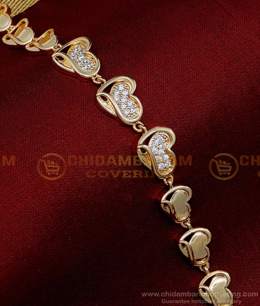 Buy Latest Stone Bracelet Stylish Gold Bracelet Designs for Girls