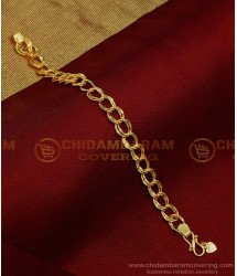 BCT374 - 7.5 Inch Daily Use Link Chain 1 Gram Gold Bracelet for Men