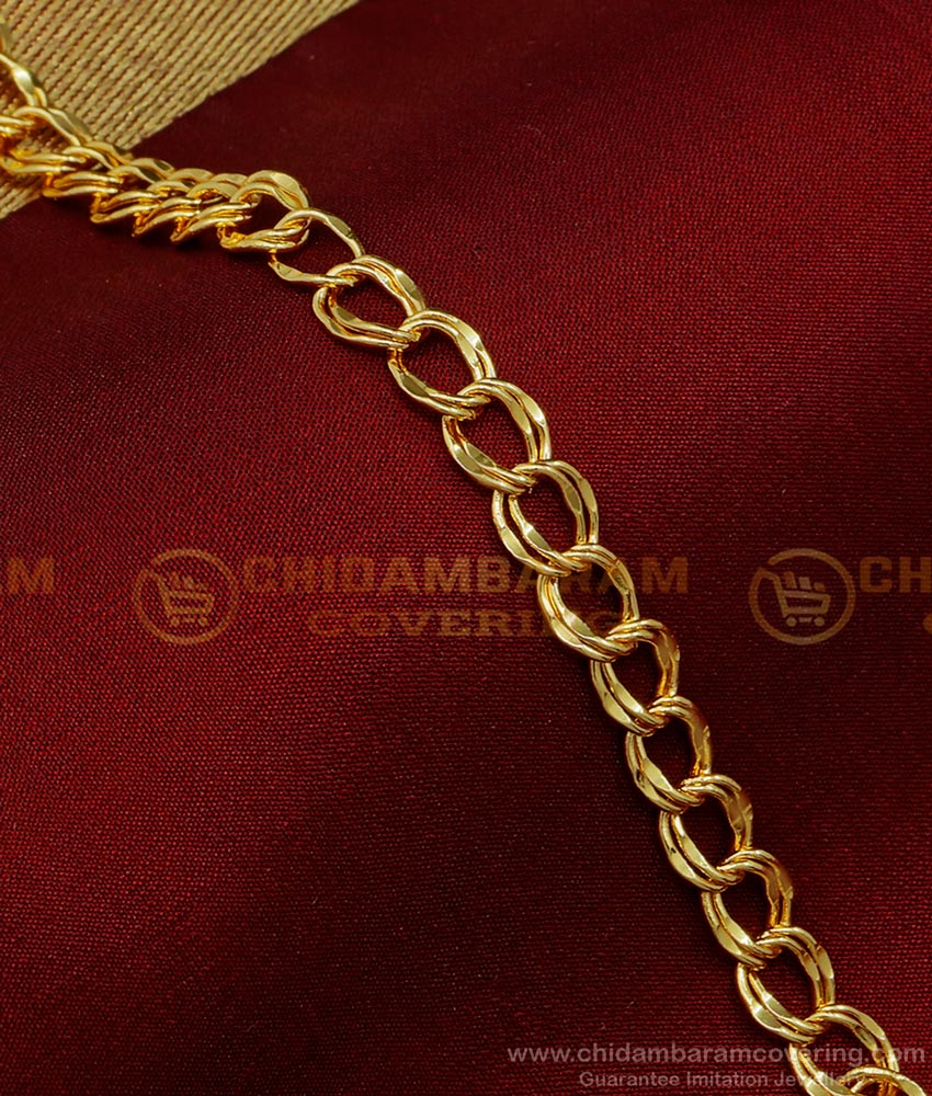 Gold Plated Jewellery Link Chain Bracelet for Men