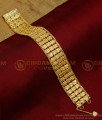 Bridal Wear Gold Plated Jewelry Wide Bracelet for Women 