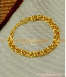 BCT38 - Simple Design Light Weight One Gram Gold Bracelet for Teenage Girl 