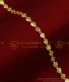 Fancy Modern Heart Design Chain Gold Bracelet Buy Online