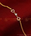 Elegant 1 Gram Gold White Stone Bracelet for Women