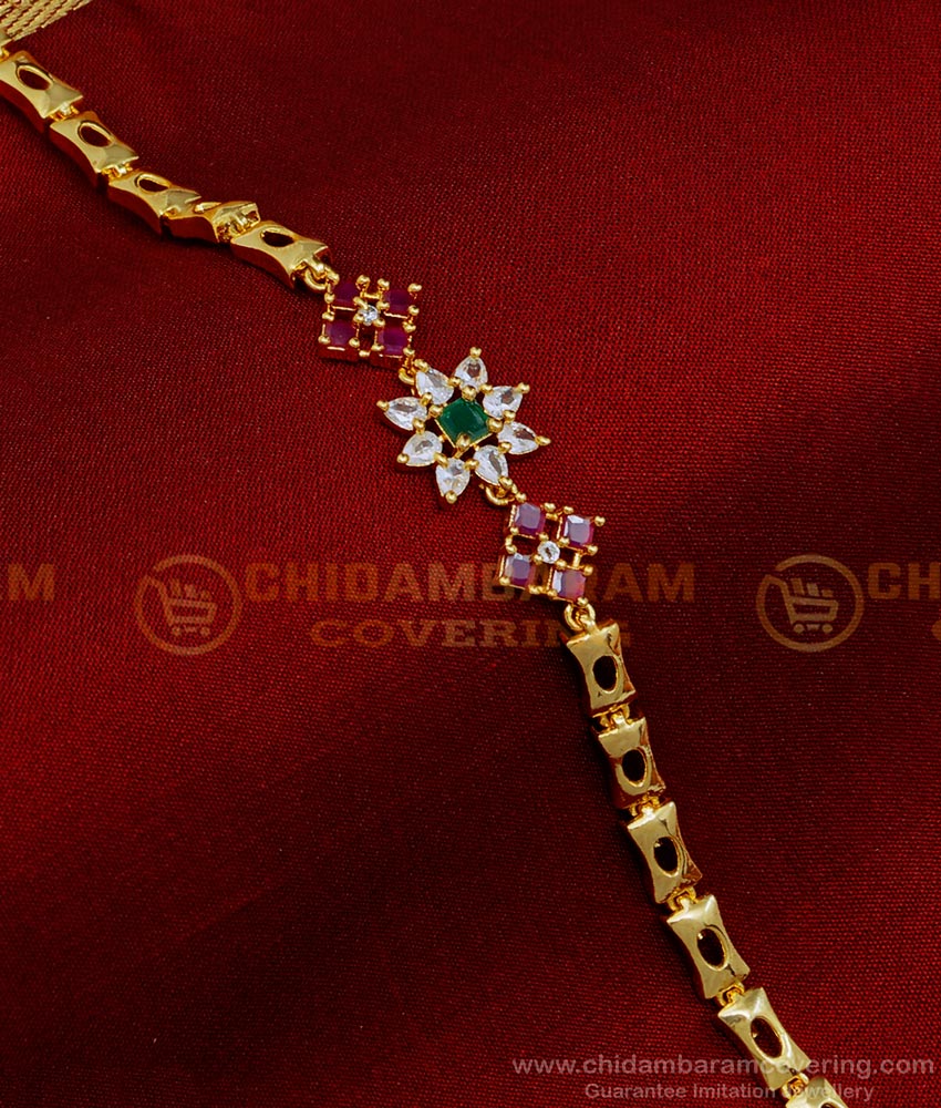 High Quality Ad Stone Chain Bracelet Design for Women