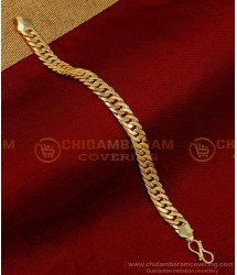 BCT402 - 1 Gram Gold with Guaranteed Gold Link Chain Bracelet for Boys