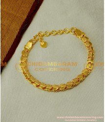 BCT41 - Trendy Gold Inspired Heart Shape Bracelet Design for Women