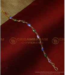 BCT413 - Stylish Colourful Stone Daily Wear Crystal Bracelet