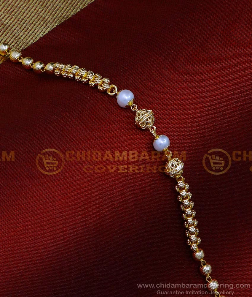 Carlton London Gold Plated With Pearls Butterfly Bracelet For Women –  Carlton London Online