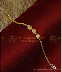BCT422 – Beautiful Gold Flower Daily Wear Bracelet Designs for Girls 