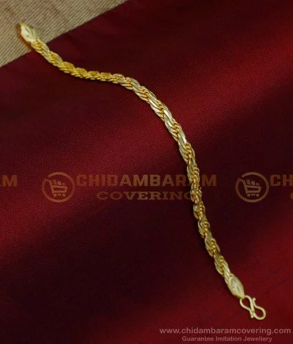 1 Gram Gold Forming 2 Line Delicate Design Rudraksha Bracelet for Men -  Style C296 – Soni Fashion®