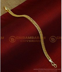 BCT428 - Gold Look Bracelet Design for Men 2 Gram Gold Jewellery
