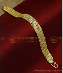 BCT433 - Best Quality Real Gold Look 2 Gram Gold Bracelet Design for Man