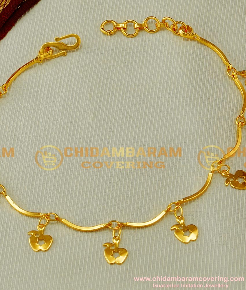 BCT44 - Latest Collection Hanging Apple Designs Bracelet Imitation Jewelry Online