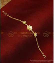 BCT468 - Beautiful Flower Design Gold Plated Bracelet Women