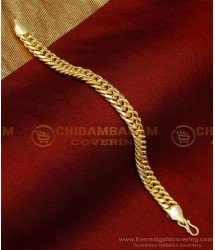 BCT476 - Wedding Jewellery Chain Gold Plated Bracelet for Men
