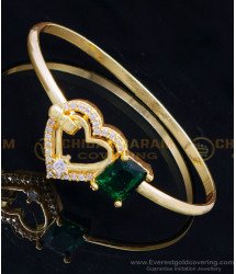 BCT481 - Trendy Bangle Type Single Stone Bracelet for Women