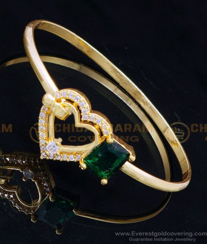 BCT481 - Trendy Bangle Type Single Stone Bracelet for Women