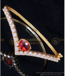 BCT493 - Diamond Stone Ladies Fancy Modern Gold Bracelet Designs