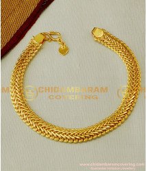 BCT54 - 1 Gram Gold Chain Hand Bracelet for Men Wedding Jewellery Online