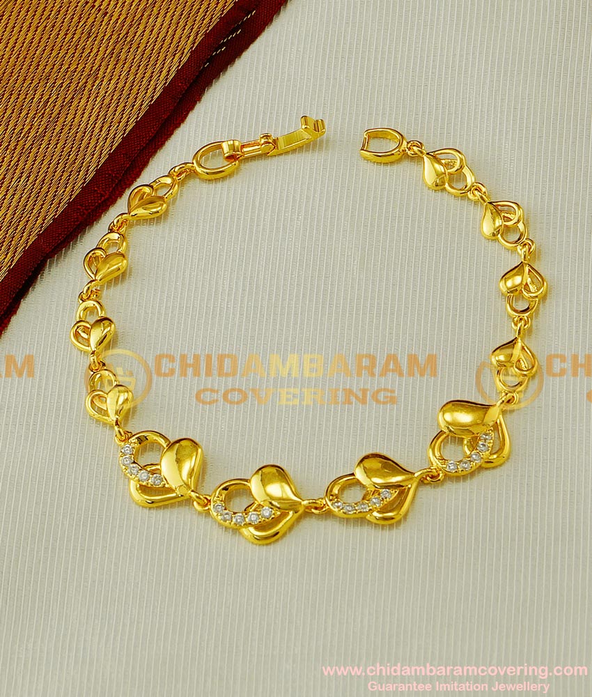 BCT61 - Designer Diamond Bracelet Designs for Ladies Imitation Jewellery 