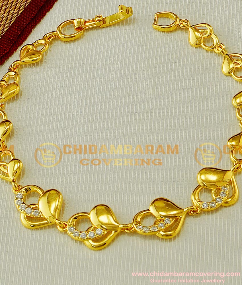 BCT61 - Designer Diamond Bracelet Designs for Ladies Imitation Jewellery 