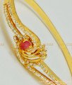 BCT63 - 2.2 size Gold Look Party Wear High Quality CZ Stone Gold Plated Lock Open Type Bracelet for Baby Girls