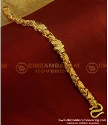 BCT66 - Trendy Gold Plated Elephant Head Design Heavy Men‘s Hand Bracelet Imitation Jewelry 
