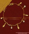 BCT69 - Trendy Gold Plated Ad Stone Hanging Bracelet Design for Teenage Girls 