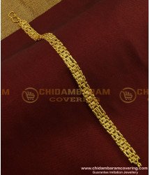 BCT76 - One Gram Gold Hand Bracelet Design Male Wedding Jewellery Collection Online