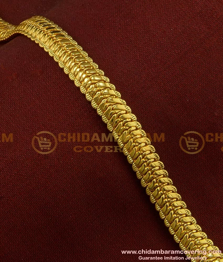 Chevron Woven Bracelet in 18K Yellow Gold and Black Nylon, 9mm