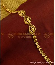 BCT97 - Trendy One Gram Gold Plated Leaf Design Bracelet for Ladies