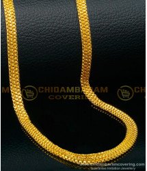CHN213 - 24 Inches Long Broad Delhi Chain Daily Wear Chain with Guarantee