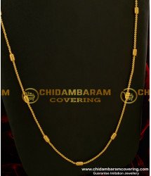 CHN046-LG - 30 Inches Daily Wear Light Weight Cylinder Shape Design Long Chain Buy Online