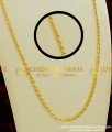 CHN066-LG - 30 inches Long One Gram Wheat Chain Gold Design Plain Chain for Men and Women