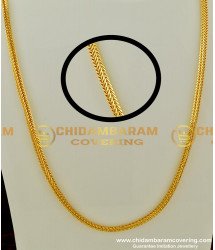 CHN081 - Traditional Thennam Palai Chain | Gold Plated Thali Saradu Square Chain
