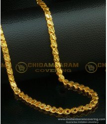 CHN103 - 24 Inches Stunning Gold Chidambaram Gold Plated Daily Wear Chain Collections Online Shopping 