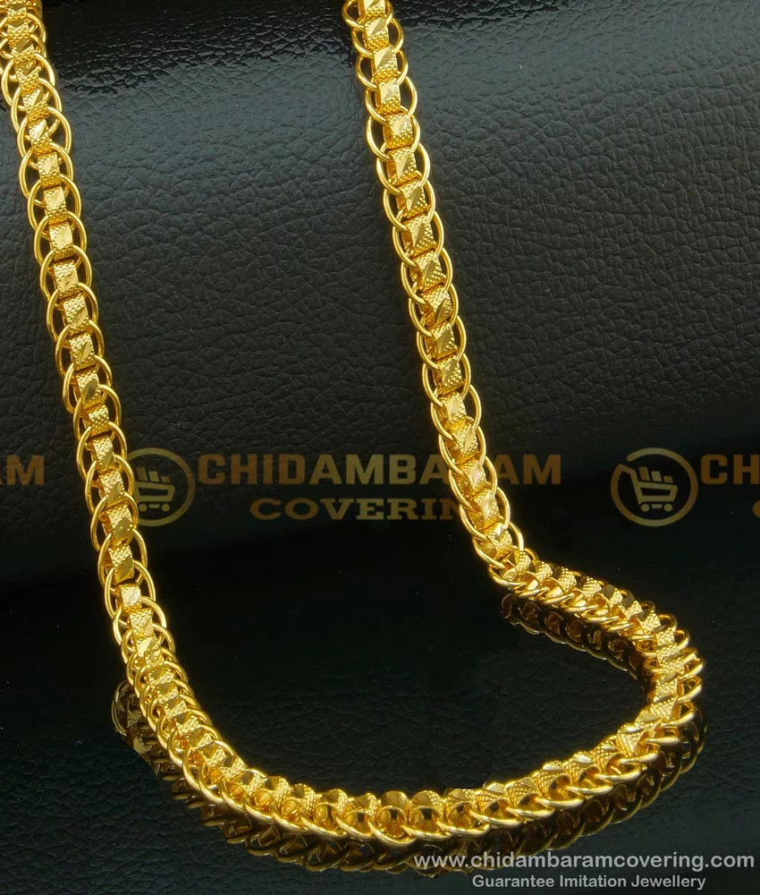 Buy Stylish Micro Gold Plated Heavy Thick New Design Broad Gold ...