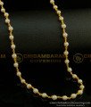 CHN139 - One Gram Gold Pearl Mala Indian Imitation Jewellery Pearl Chain Online
