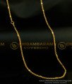 CHN147 - Real Gold Look Kerala Twisted Chain Guarantee Chain Buy Online Shopping