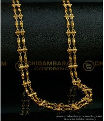 CHN184 - New Design Rettai Vadam 2 Line Gold Covering Chain for Women 