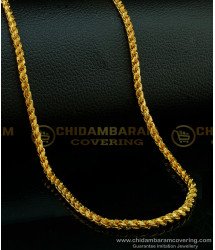CHN210-XLG - 36 Inches South Indian Wedding Thirumangalyam Thali Kodi Thick Gold Rope Chain Design Online