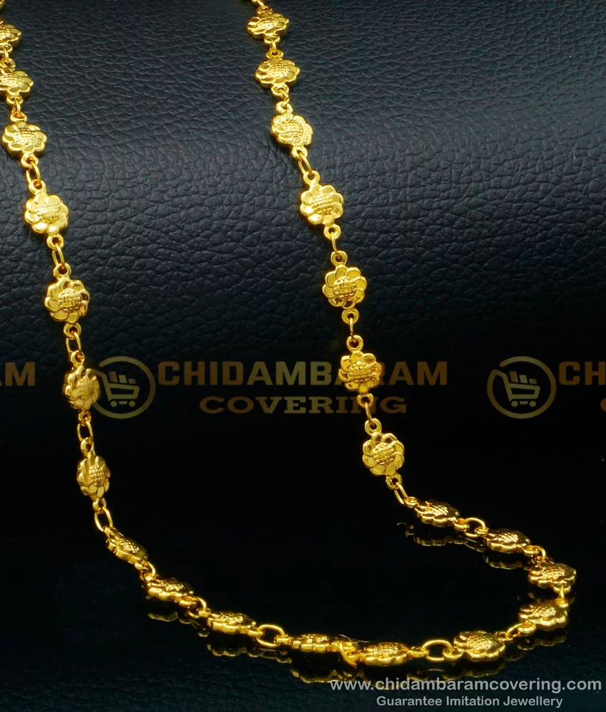 Bombay flower necklace - GOLD - Type - NECKLACES