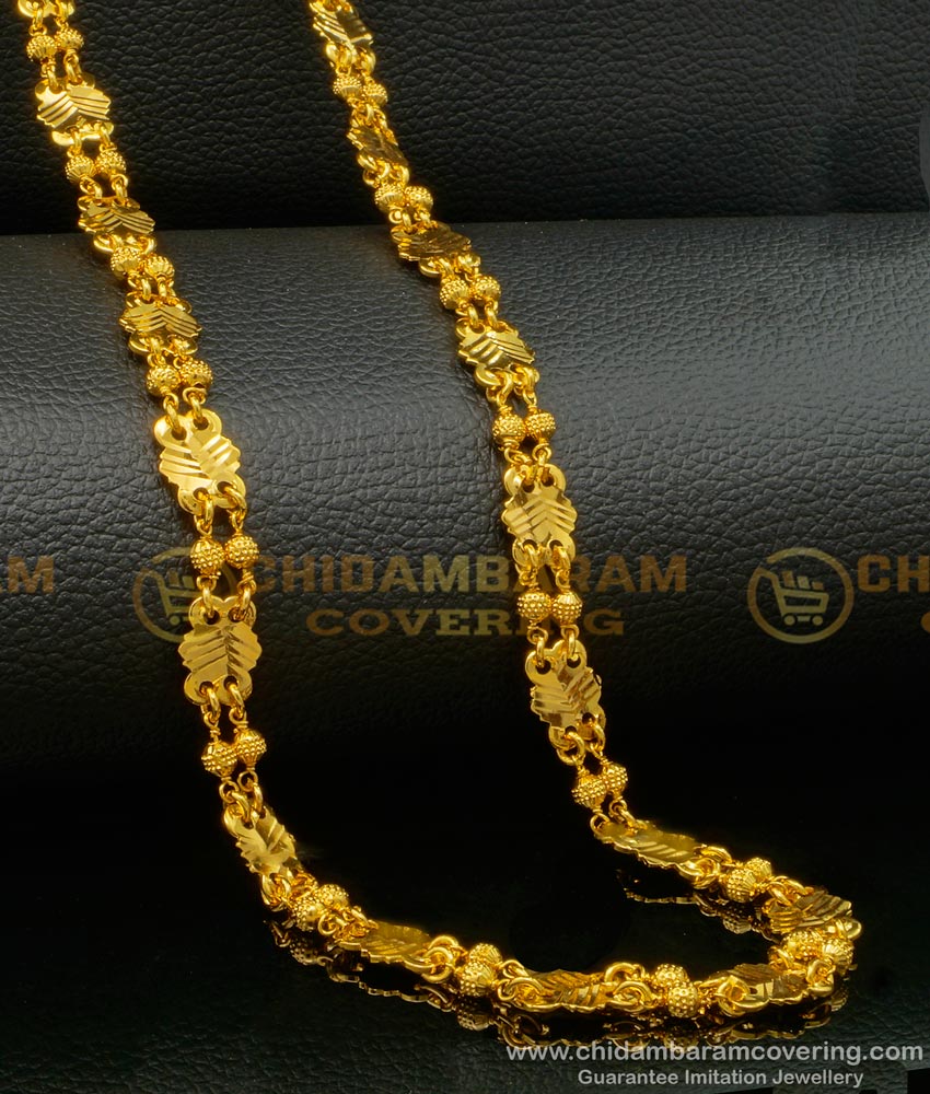 double line chain, double chain necklace, double layer chain, double row chain, double chain model, 2 line gold chain designs, gold 2 line chains, Double thali Chain Designs,