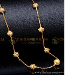 CHN281 - New Model Gold Balls Chain Gold Plated Chain for Women
