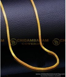 CHN285 - Trendy Box Chain Gold Design 1 Gram Gold Covering Chain Online