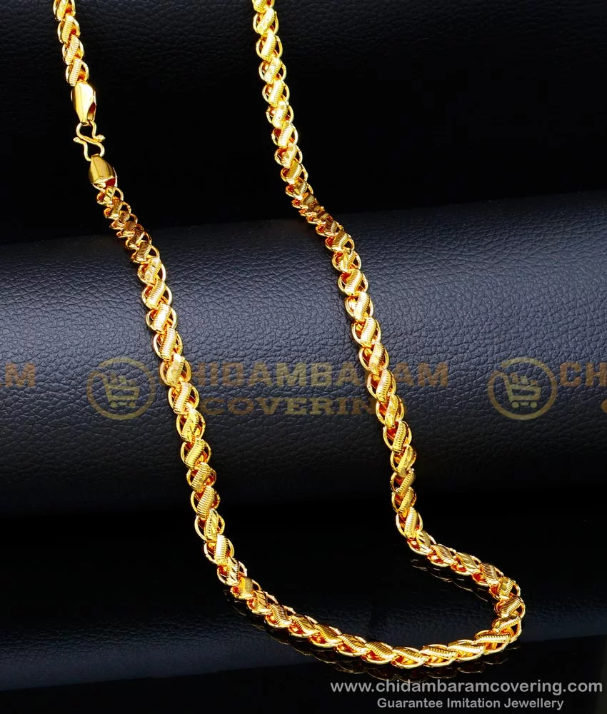 Buy Real Gold Chain Model Long Chain Designs for Marriage
