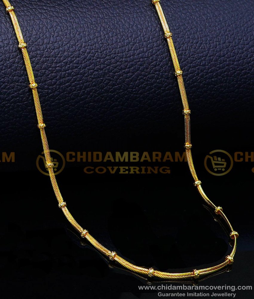gold beads design long chain, gold plated jewellery with guarantee,thin gold chain for women, chain design for women, chain design for women, gold plated silver chain, gold plated chain, 1 gram gold chain for women,1 gram gold chain