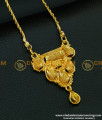 DCHN094 - Gold Covering Light Weight Daily Use Dollar with Long Chain for Ladies
