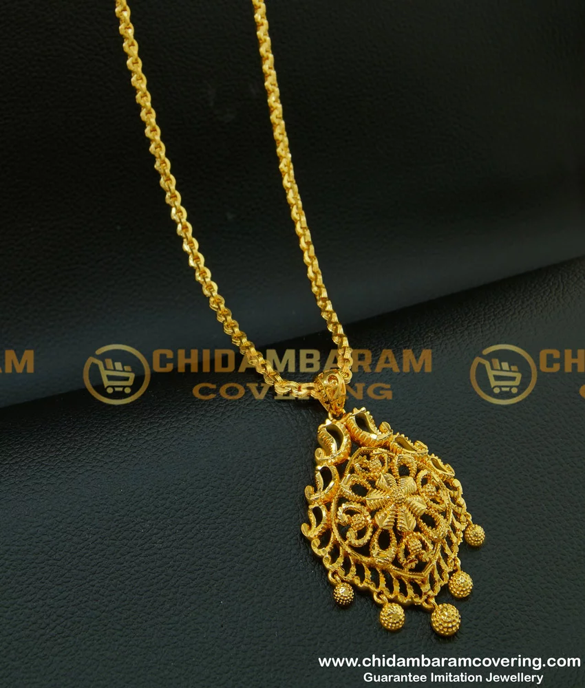 Buy Latest Long Chain with Casting Type mango designer Modern Gold ...