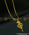 DCHN097 - New Arrival One Gram Gold Designer Elephant Pendant with Chain Buy Online Shopping